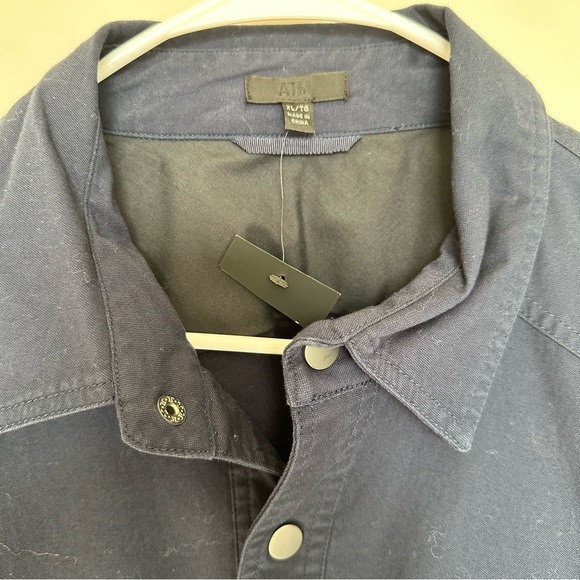 NWT ATM ANTHONY THOMAS MELILLO COTTON CLOTH UTILITY MIDNIGHT BLUE JACKET - Picture 4 of 6